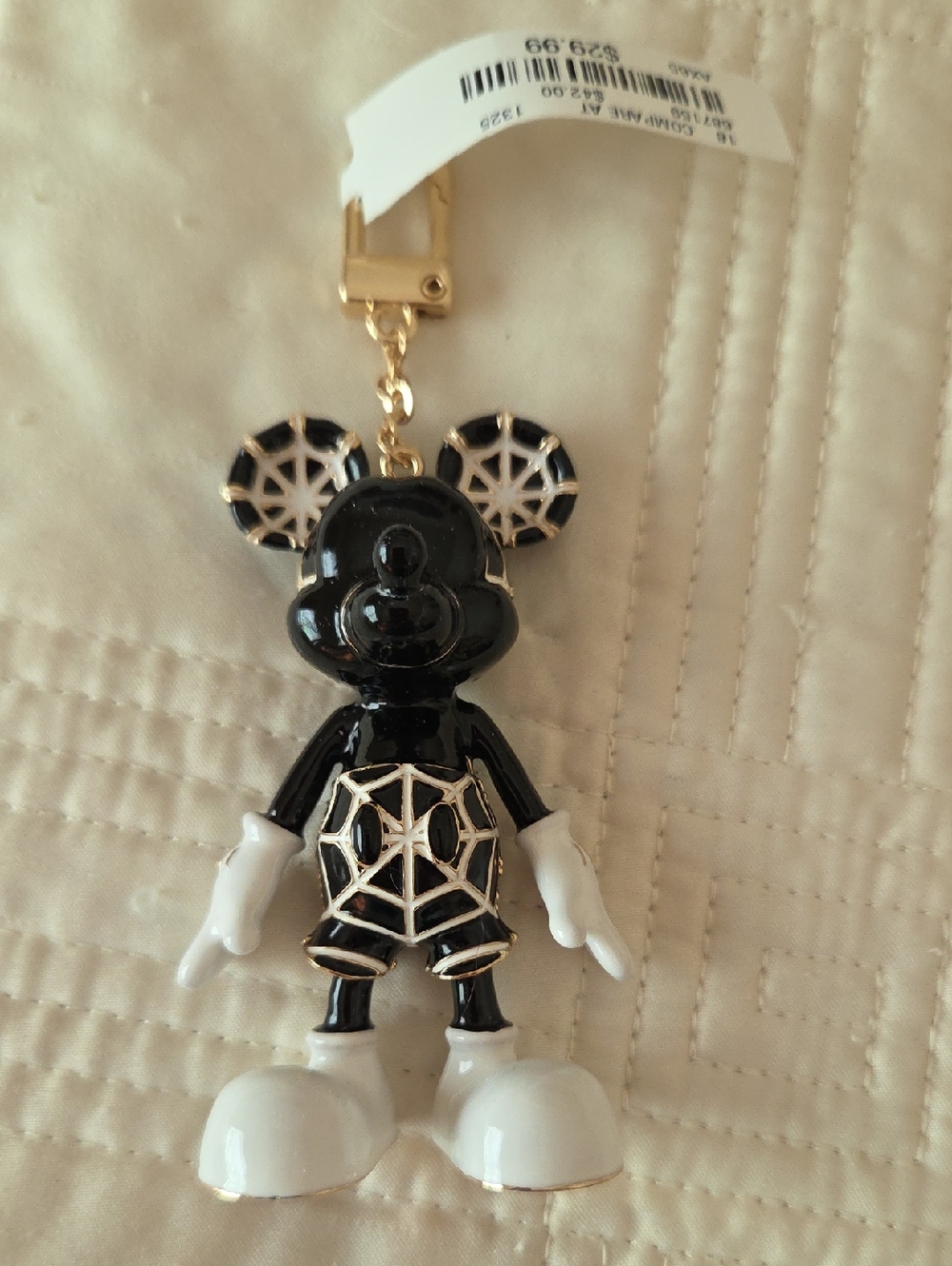 Baublebar Disney Mickey Spiderweb Keychain - Picture 2 of 6